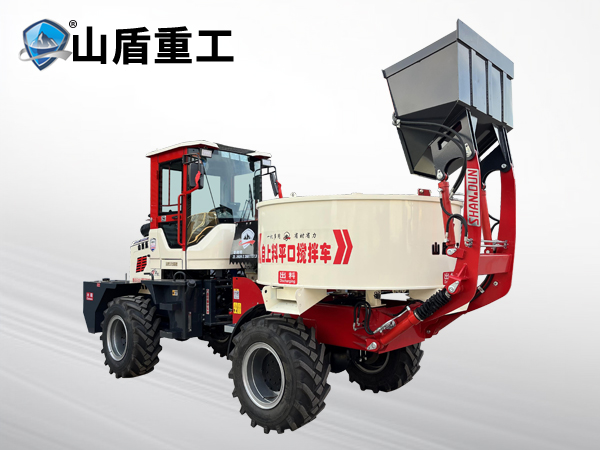 自上料攪拌車如何提高施工效率